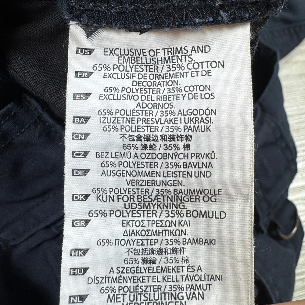 5.11 Tactical Men's Cargo Pants Cotton Canvas Navy Blue 34X30 Workwear Techwear